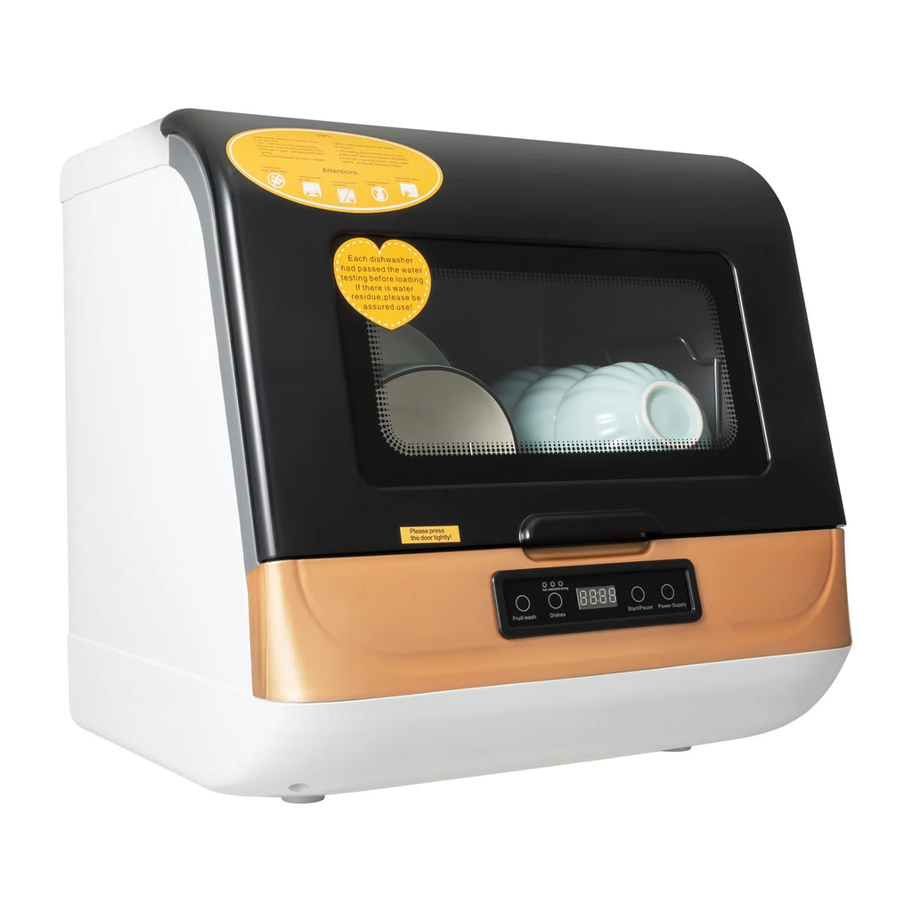 1200W Countertop Dishwasher Portable with 4 Programs T918