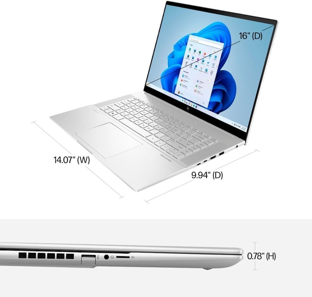 HP Envy 16 2K Touchscreen Laptop, i7-13700H, 64GB RAM, 2TB SSD, RTX 4060, Win 11 Pro K5746