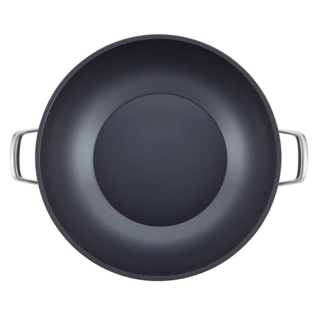 Anolon Accolade Forged Hard-Anodized Nonstick Wok with Lid, 13.5-Inch D69168
