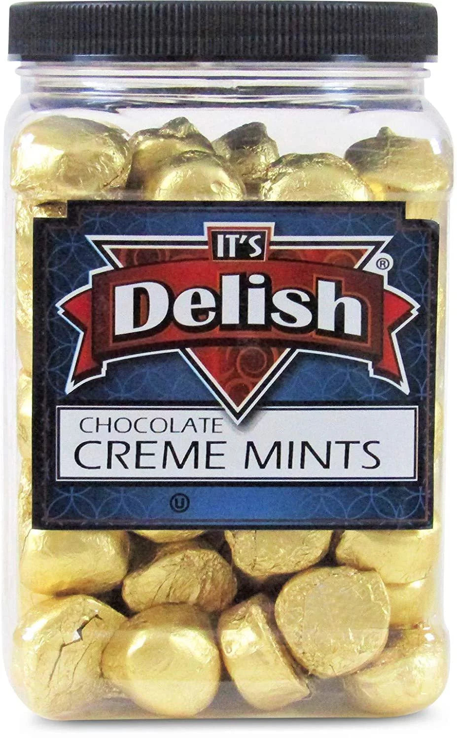 Gourmet Chocolate Creme Mints by Its Delish, 48 Oz Jumbo Container X181