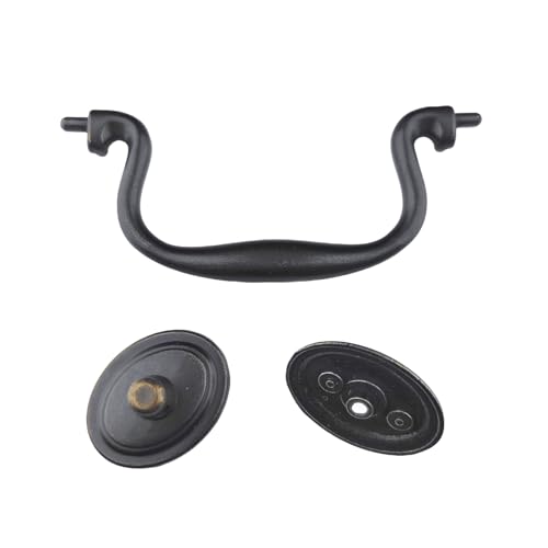 10-Pack 4" Hole Centers Dark Antique Brass Drawer Pulls for Cabinets Furniture Hardware B96183