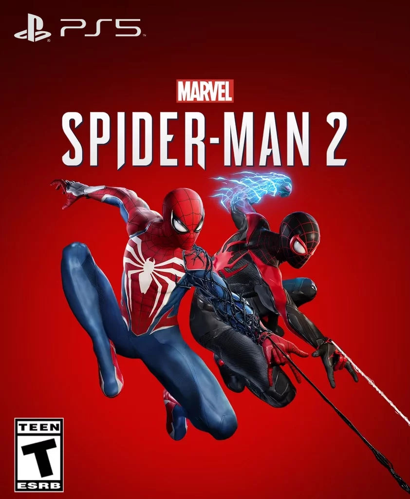 PlayStation 5 Disc Edition Marvel's Spider-Man 2 Bundle with Two Controllers and Charger Z11816