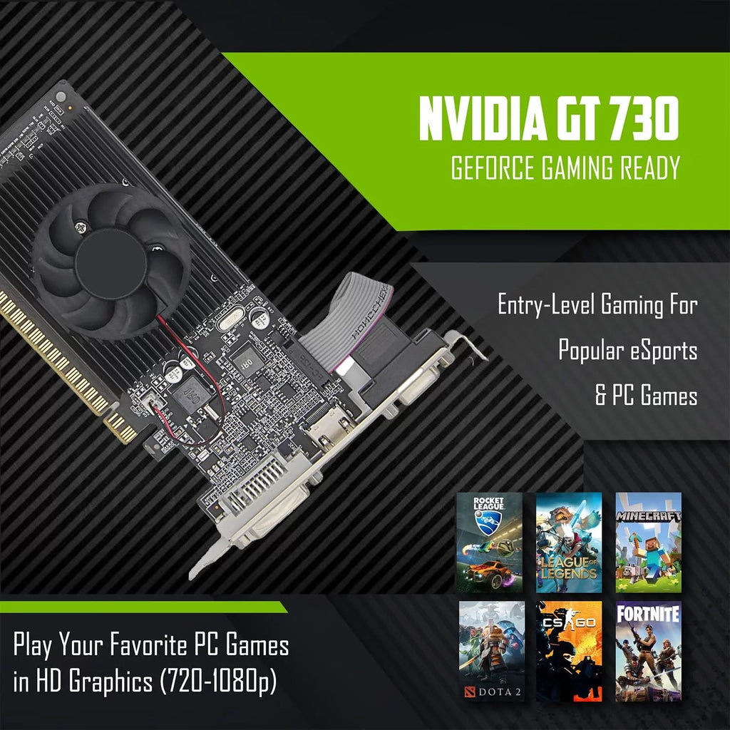 TechMagnet Horizon+ Restored Gaming PC Desktop Intel Core i7, 16GB RAM, 256GB SSD B627