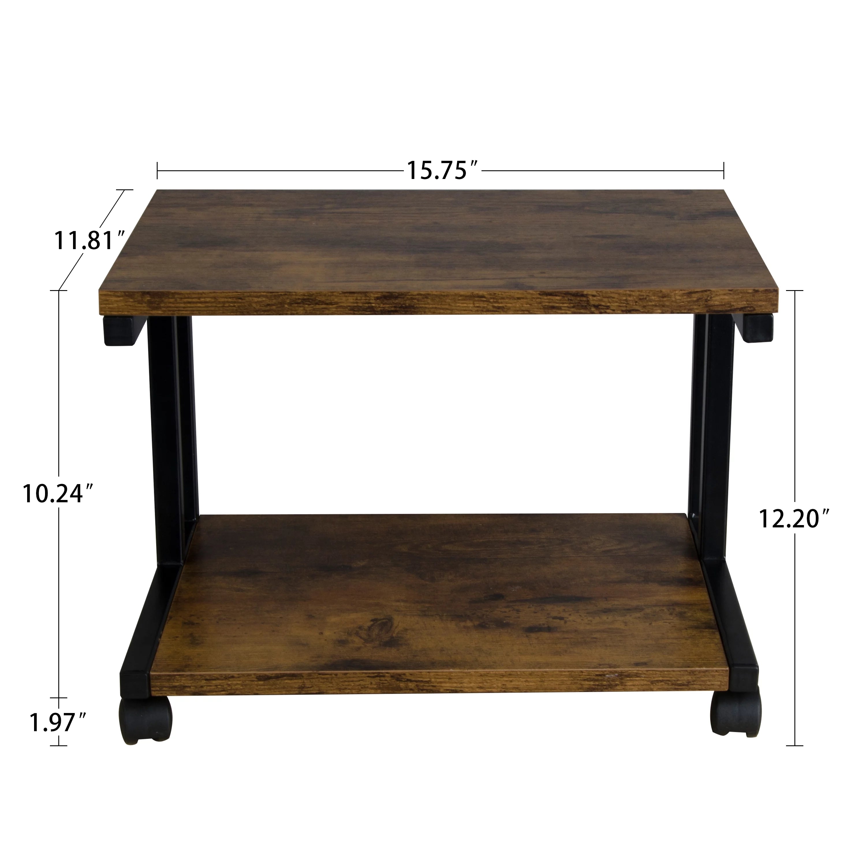 Printer Stand with Wheels and Storage, 2 Pack F7887
