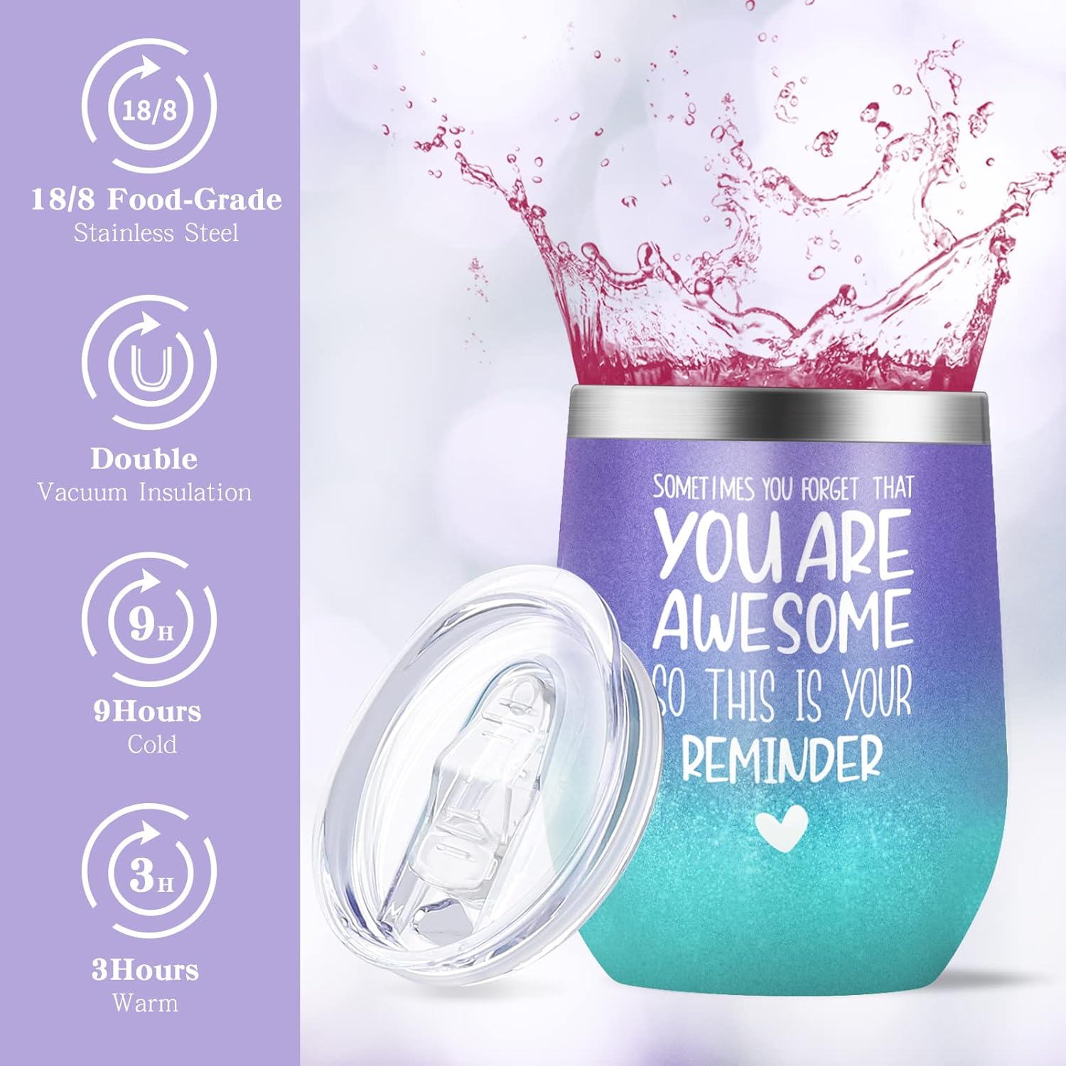 Lavender Bubble Bath and Body Gifts Set for Women G620