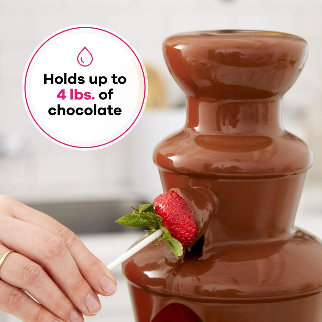 Wilton Chocolate Pro 3-Tier Chocolate Fountain, 16-Inch, 4-lb Capacity O990478