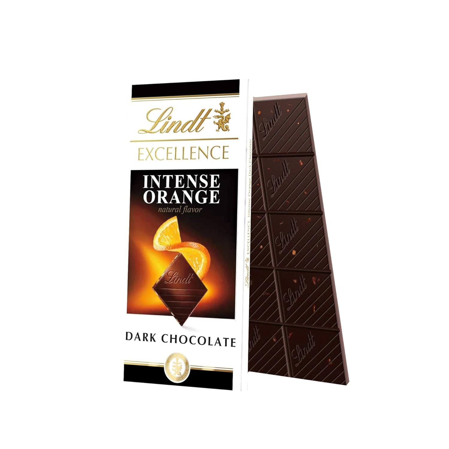 Lindt Excellence Orange Intense Dark with Almonds 100g R637