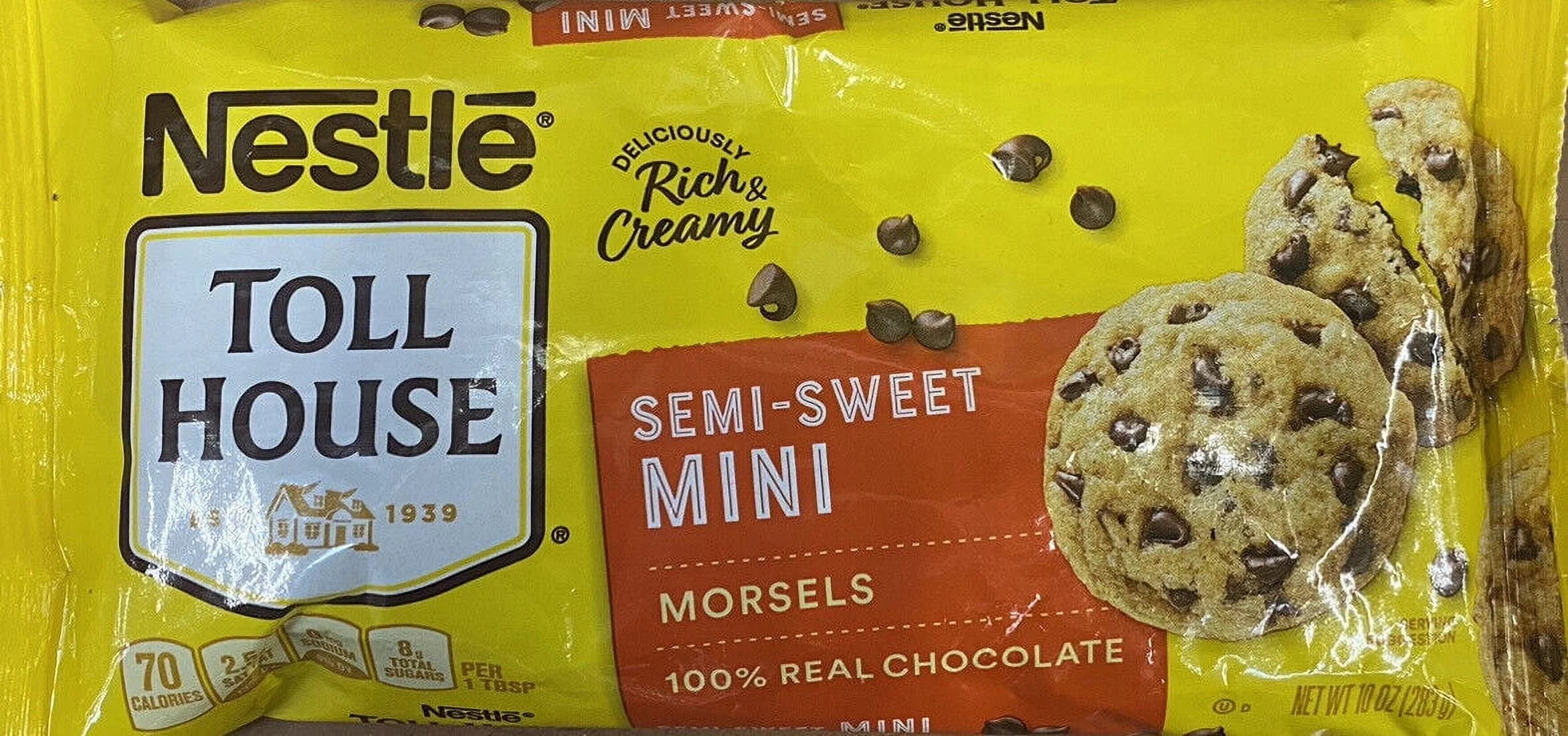 Nestle Toll House Semi Sweet Mini Morsels Baking Chips 10 oz 2 Pack E1675