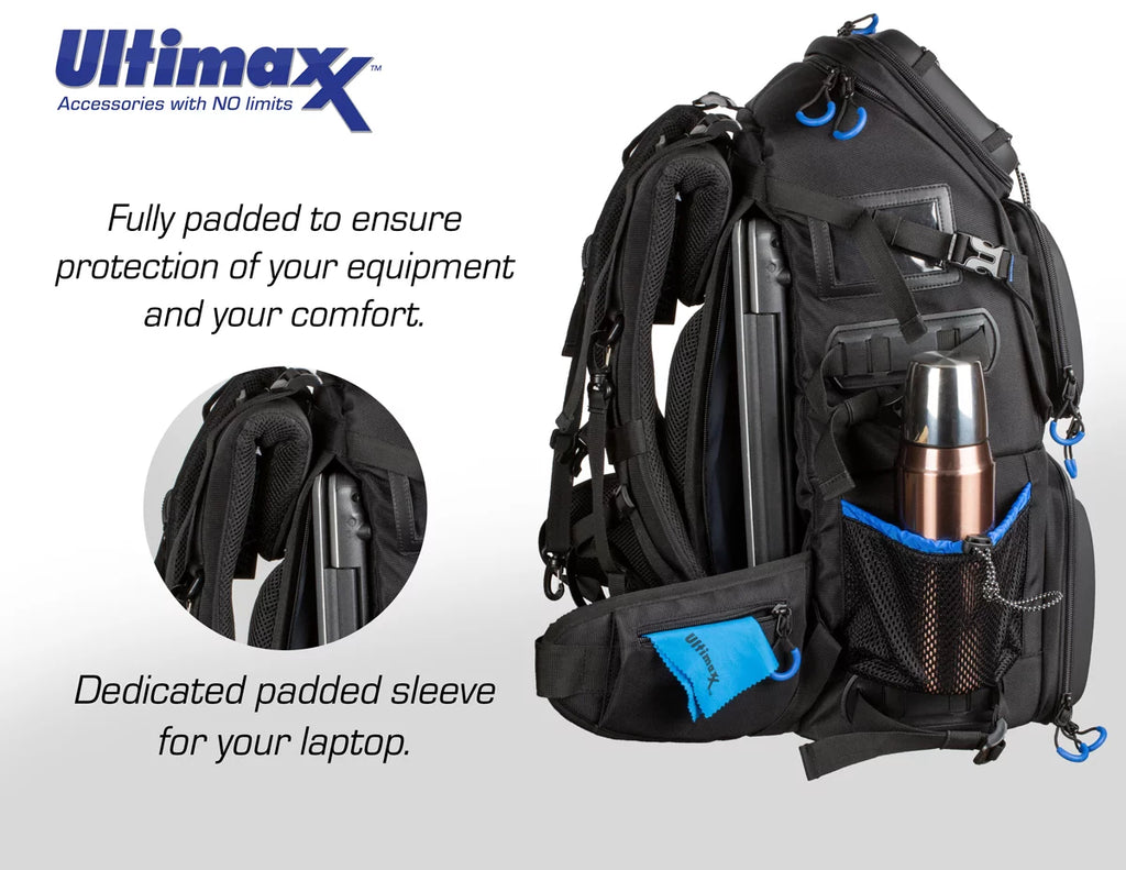 Professional Heavy Duty Camera Backpack with Removable Gadget Bag F411