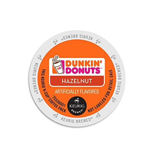 Dunkin Donuts Hazelnut Flavored Coffee K-Cups for Keurig, 48 Count L193910