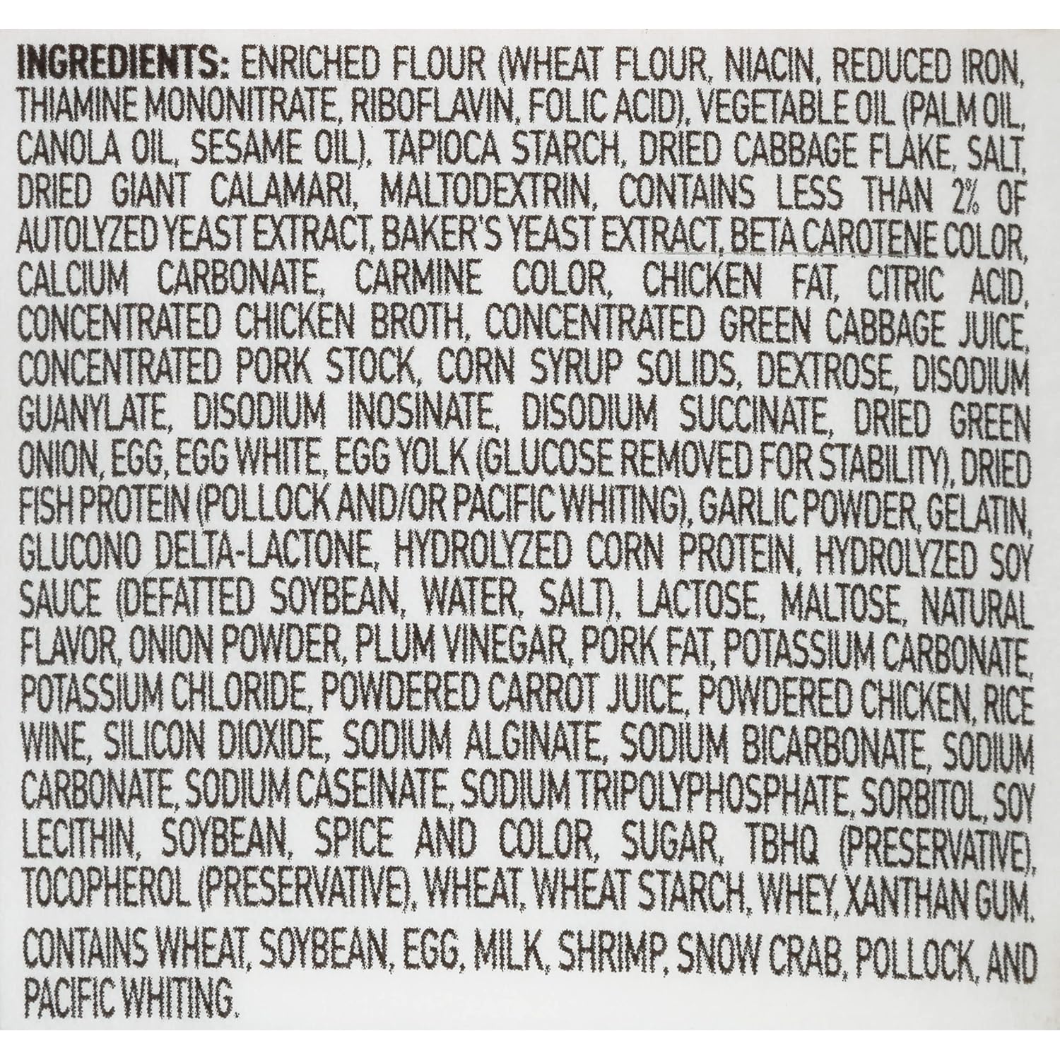Nissin Cup Noodles Soup Seafood Flavor, 2.68 oz, 6-Pack M575