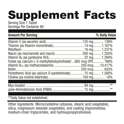 Metagenics Glycogenics B Vitamin Complex, 60 Count K4409