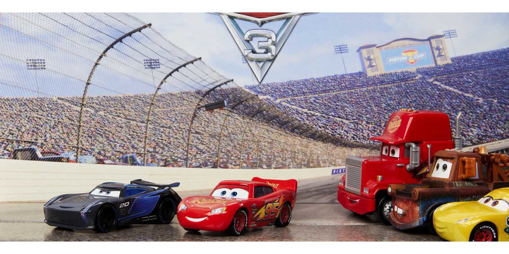 Disney Pixar Cars 3 Vehicle 5-Pack Collection with Mack Truck W171