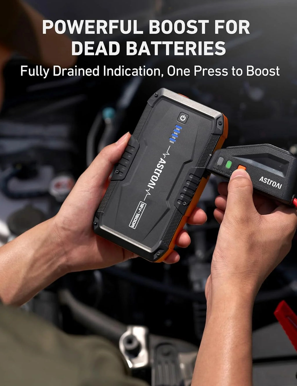 Car Jump Starter 1500A Portable 12V Auto Battery Booster T737844