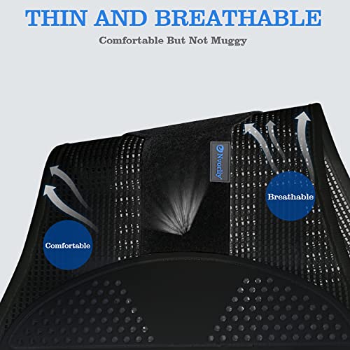 Nvorliy LSO Lower Back Brace for Women & Men, Adjustable Compression Support, X-Large Q2873