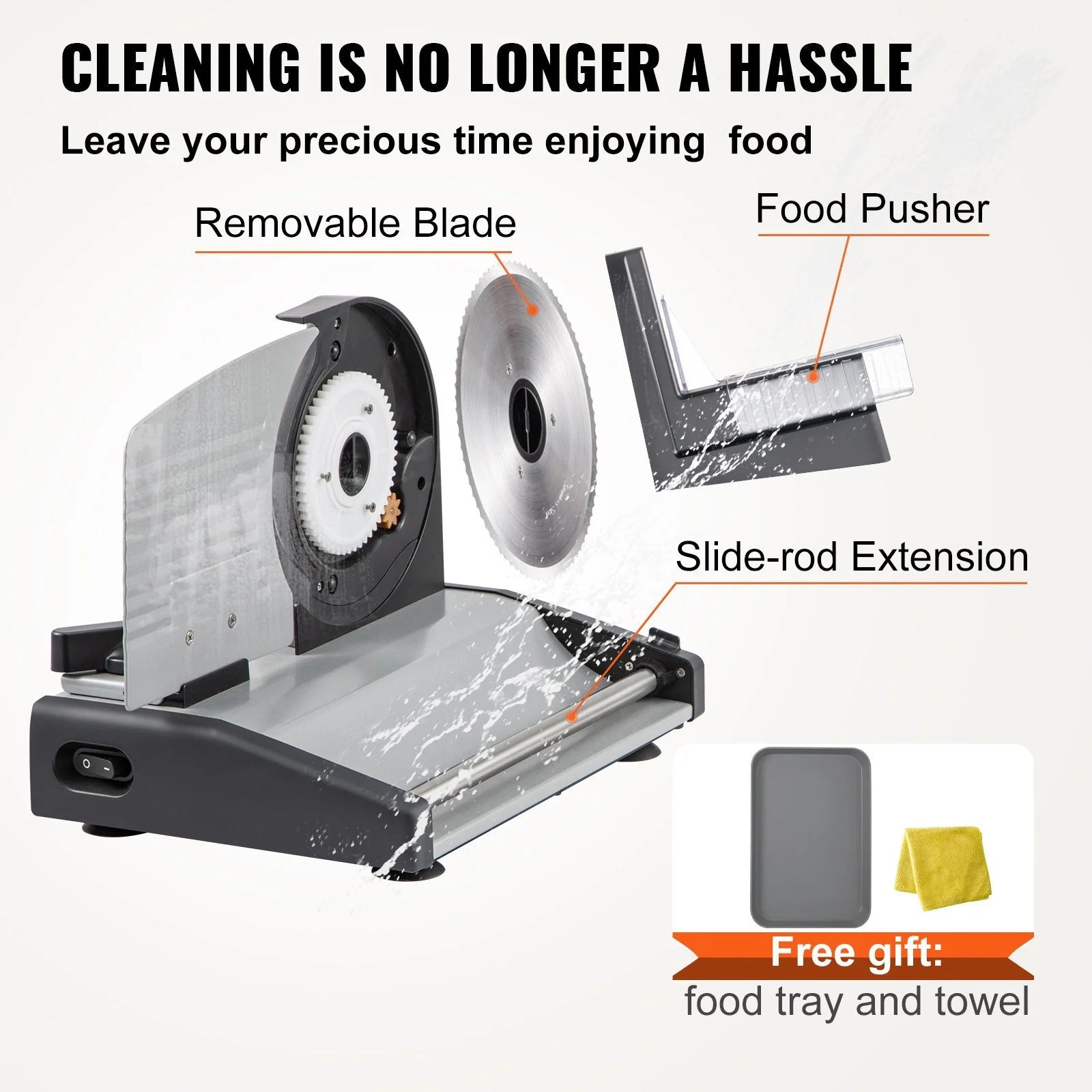 VEVOR Commercial Meat Slicer 5.2 G472743