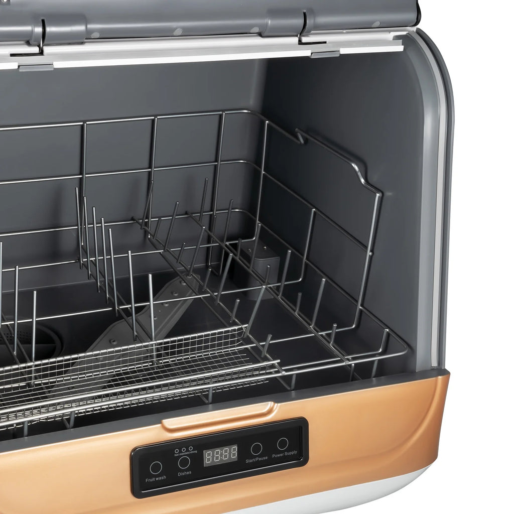 1200W Countertop Dishwasher Portable with 4 Programs T918