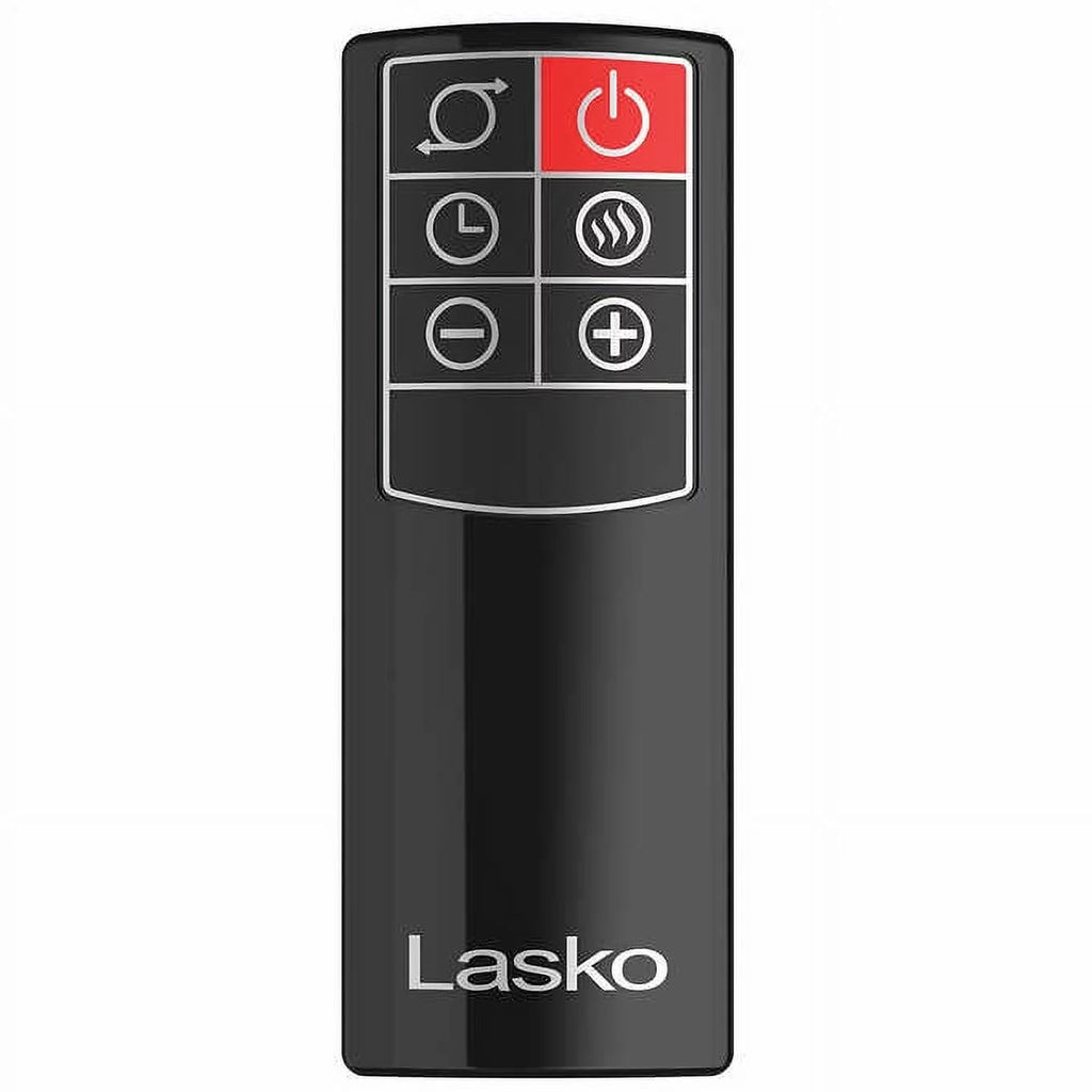 Lasko 22" Elite Collection Ceramic Tower Space Heater with Remote, Black S59288