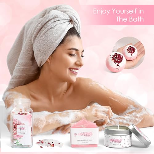 Lavender Spa Gifts Set 11 Pcs Bath Gift Basket for Women T69477