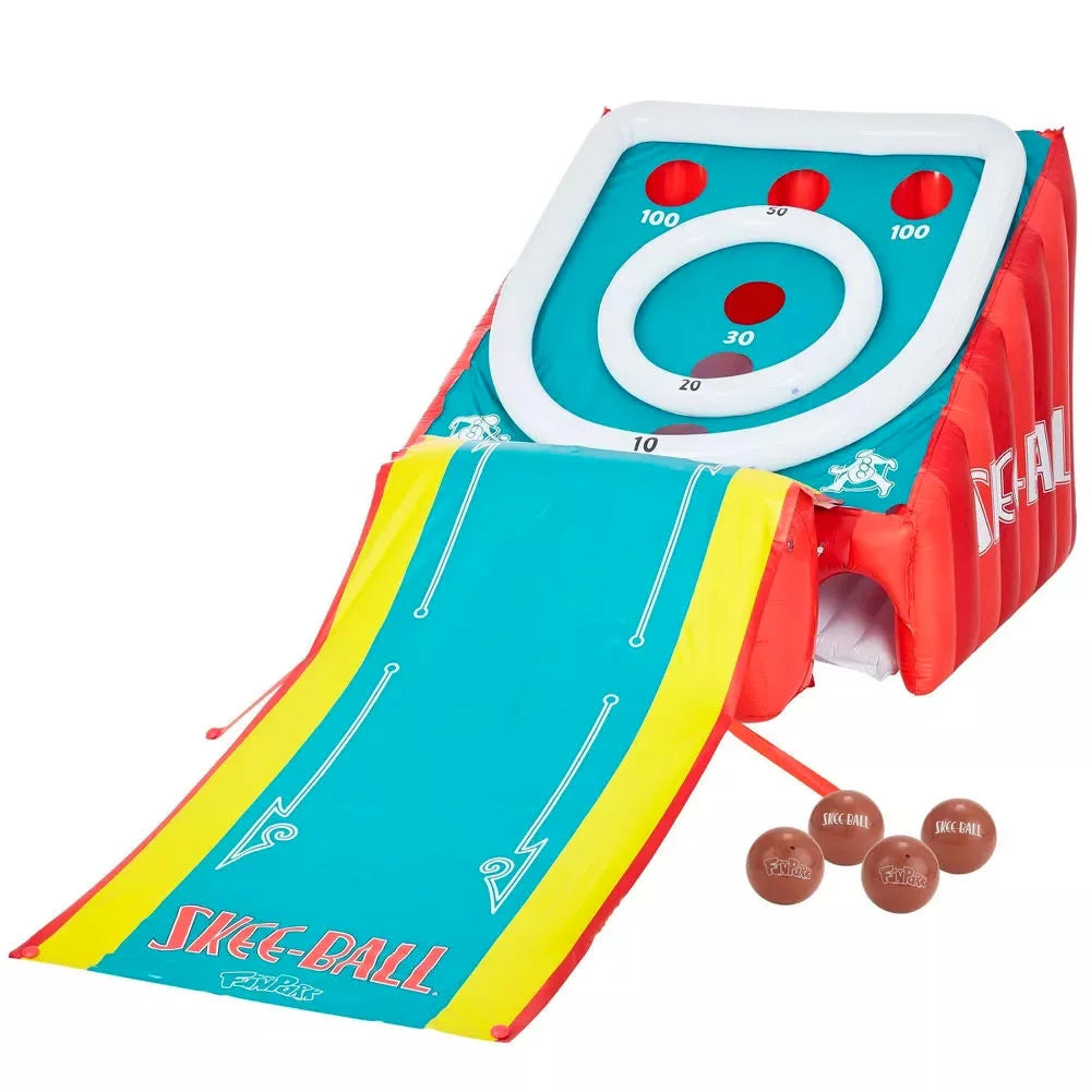 Giant Inflatable Skee Ball Game for Kids and Adults, Includes 4 Balls P897