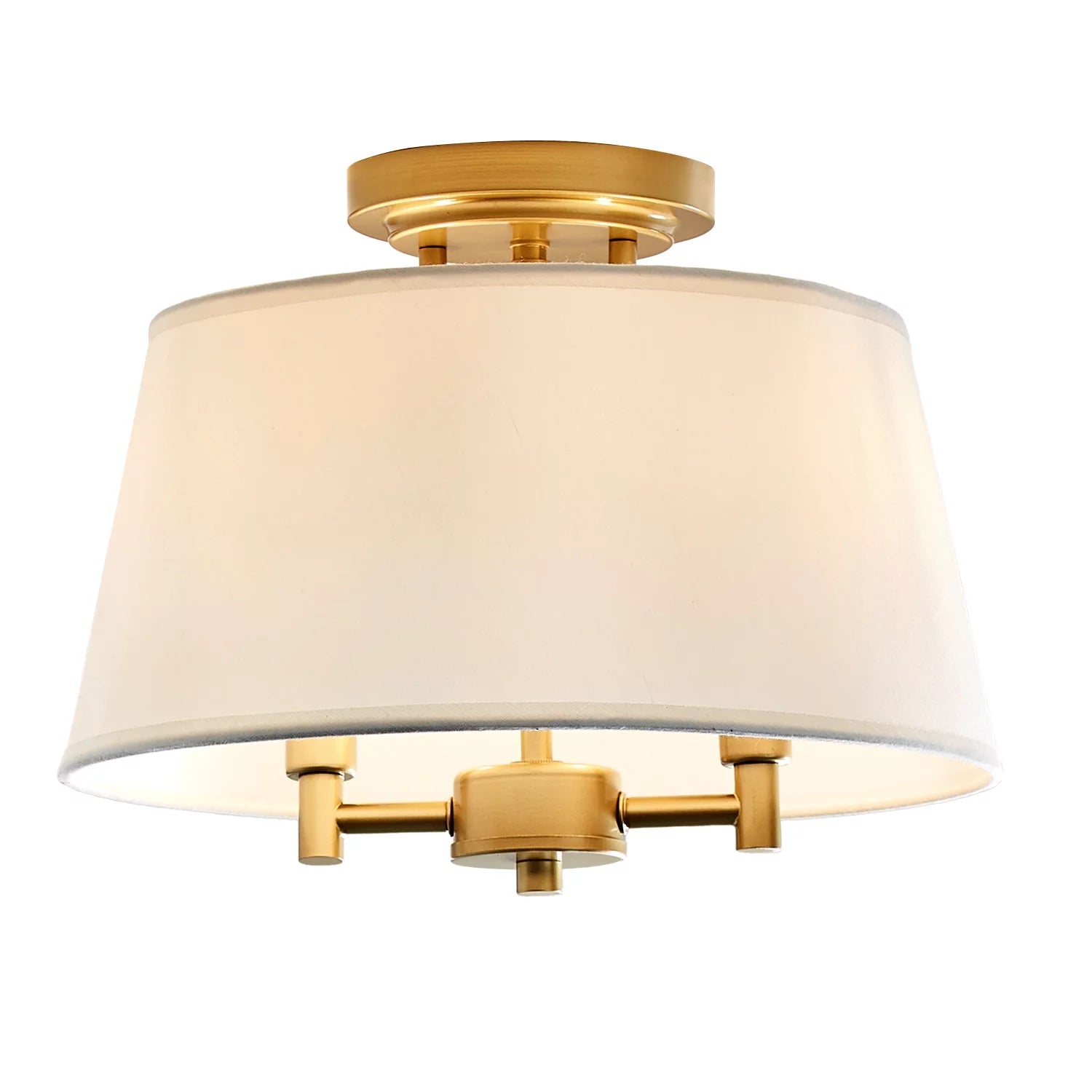 Better Homes & Gardens 2-Light Flush Mount Burnished Brass Z91567