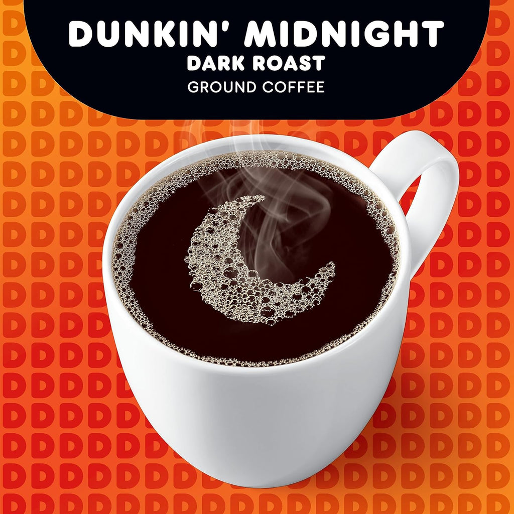 Dunkin' Midnight Dark Roast Coffee, 60 K-Cup Pods J487690