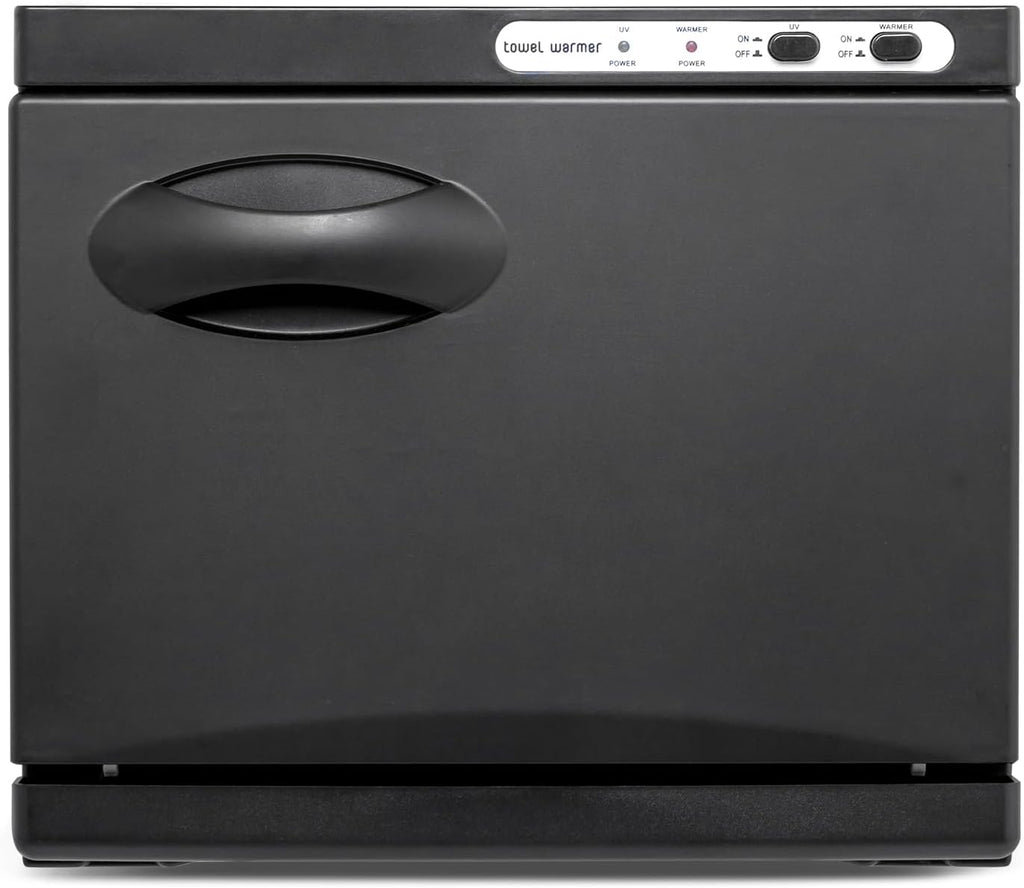 Black Aluminum Towel Warmer Cabinet for Salons & Spas F920198