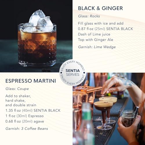 Sentia Gaba Black Botanical Non Alcoholic Spirits, Vegan, 16.9 fl oz P47508