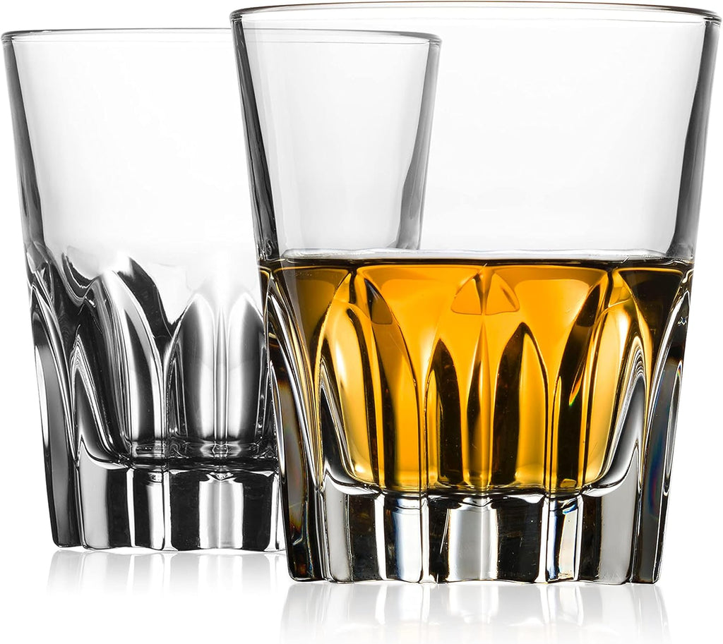 Godinger Whiskey Decanter and 2 Glasses Bar Set, Italian Made G948247