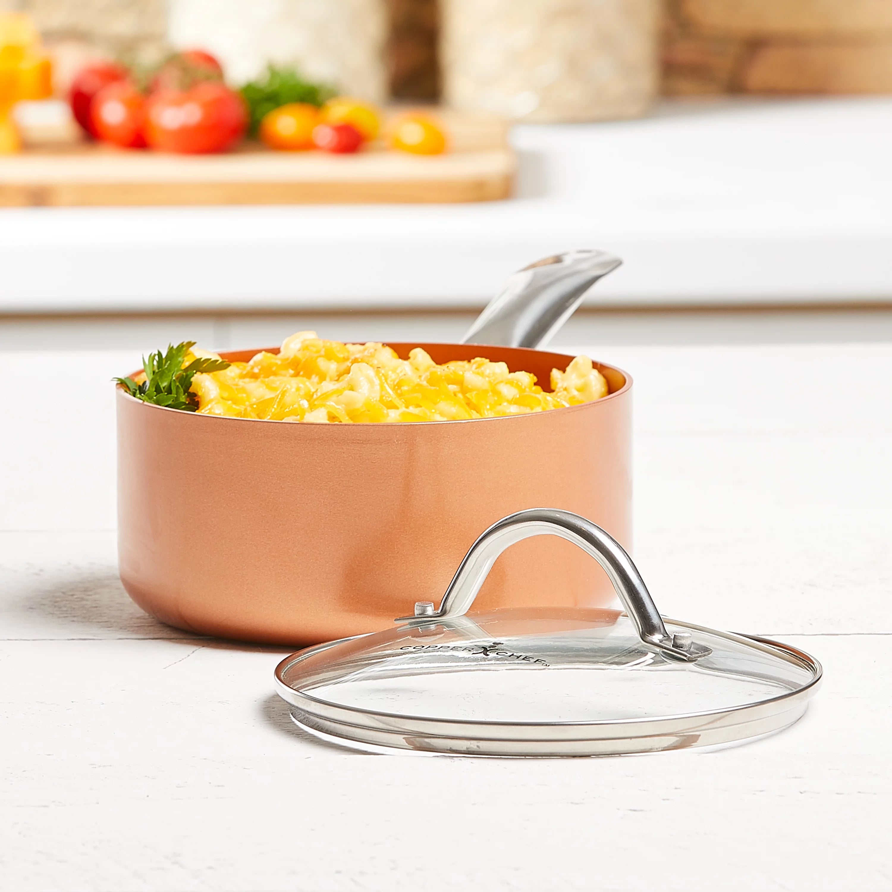 Copper Chef 2.5 Quart Nonstick Sauce Pan with Cermai-Tech E66622