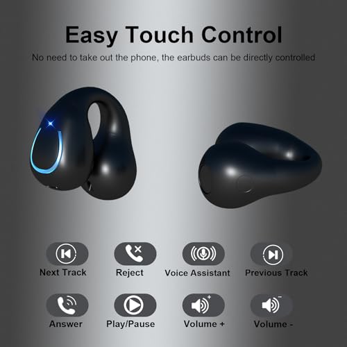 Open Ear Bone Conduction Headphones Bluetooth 5.3 Wireless with Mic G81520