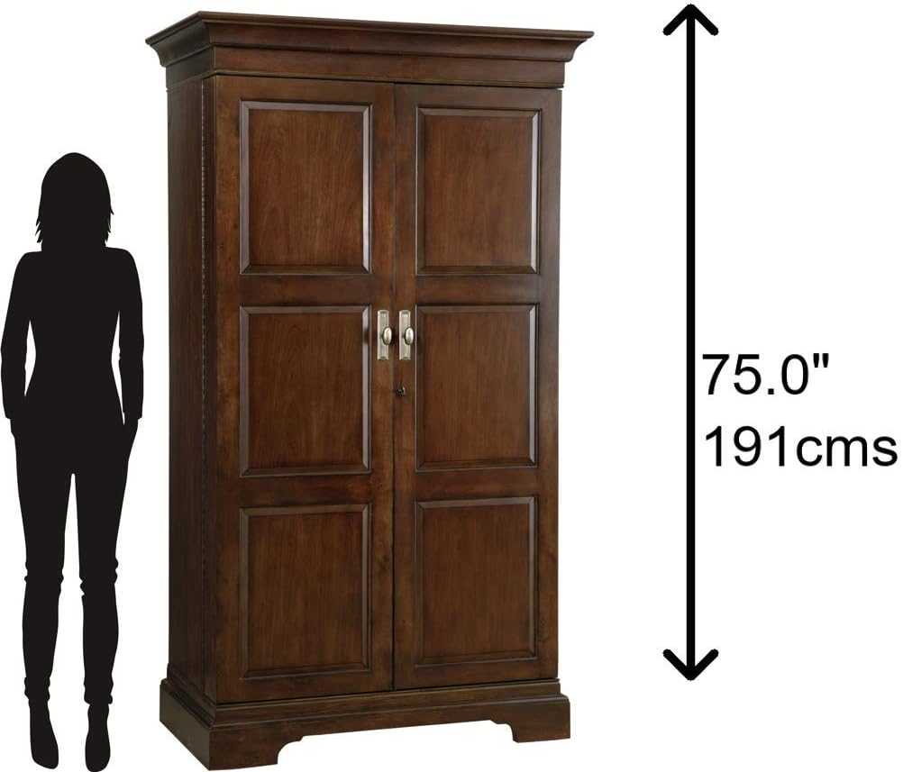 Howard Miller Sonoma II Wine & Bar Cabinet 695-065, Cherry Bordeaux Finish H612