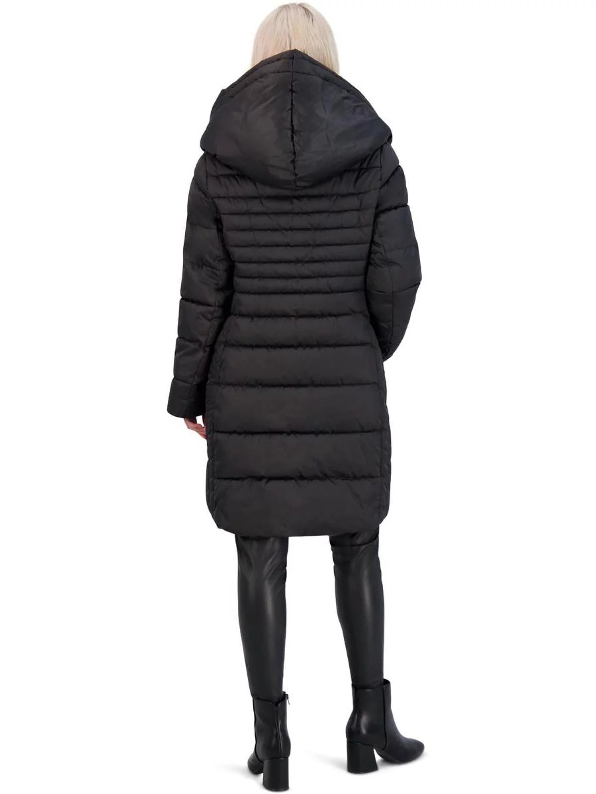 Tahari Casey Women's Fitted Quilted Puffer Coat O8013