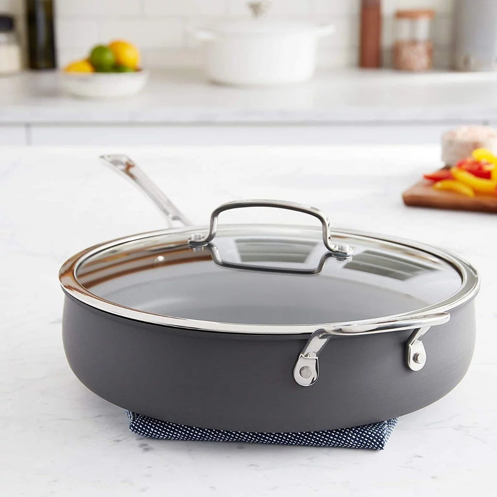 Cuisinart Non-Stick Hard Anodized 5 Qt. Saute Pan with Helper Handle V281009