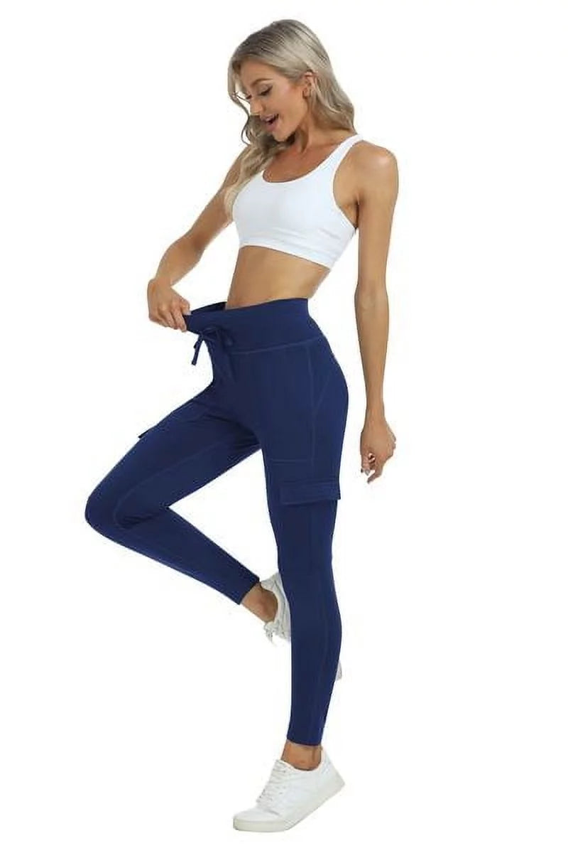 Mofiz Women's High Waisted Yoga Pants with Pockets K4776