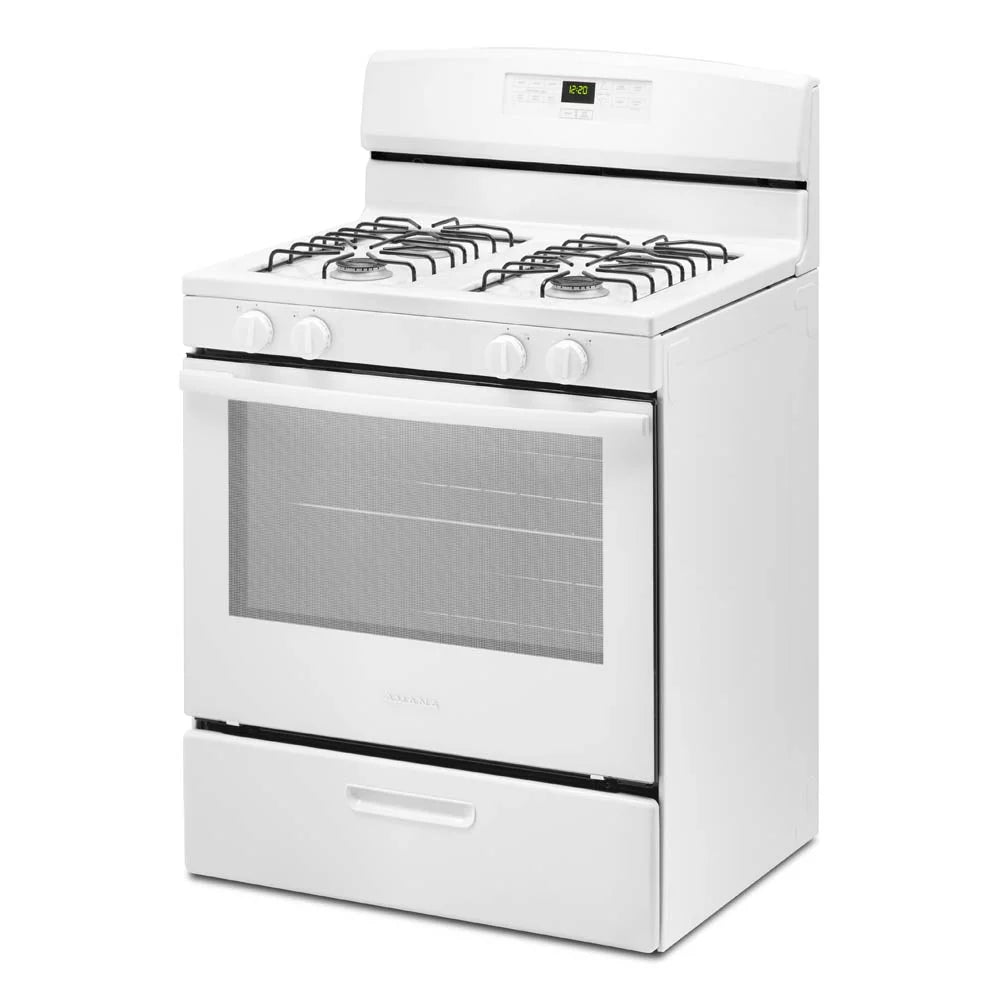 Amana AGR6303MMW 30-inch Gas Range with Bake Assist B3425