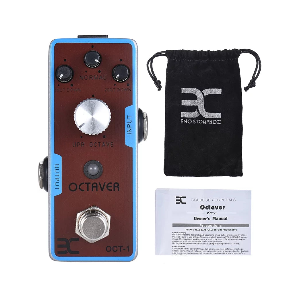 ENO EX OCT-1 Octave Guitar Effect Pedal True Bypass O600566