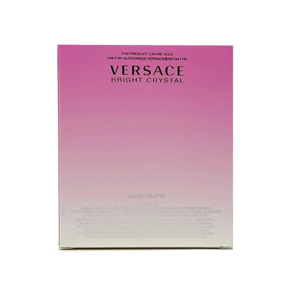 Versace Bright Crystal Eau de Toilette Spray for Women, 3 oz W272