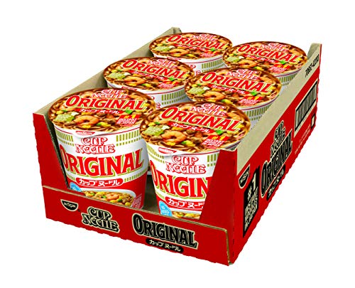 Nissin Cup Noodle Ramen Noodle Soup Original 2.4 oz (Pack of 6) R14680