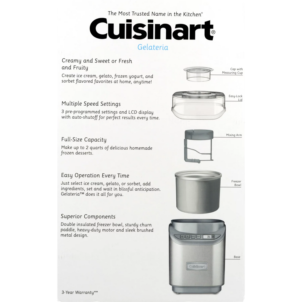 Cuisinart Cool Creations Ice Cream Maker, Silver K759940
