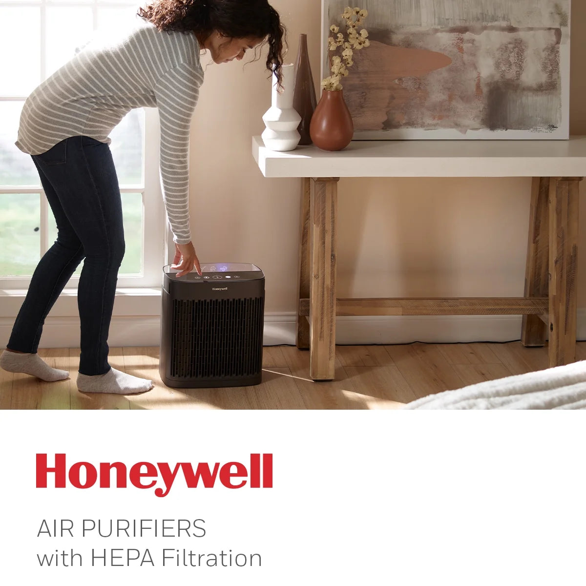Honeywell Air Purifier HP5100B, HEPA Filter for Allergens, Smoke, Pollen, Dust Q504833