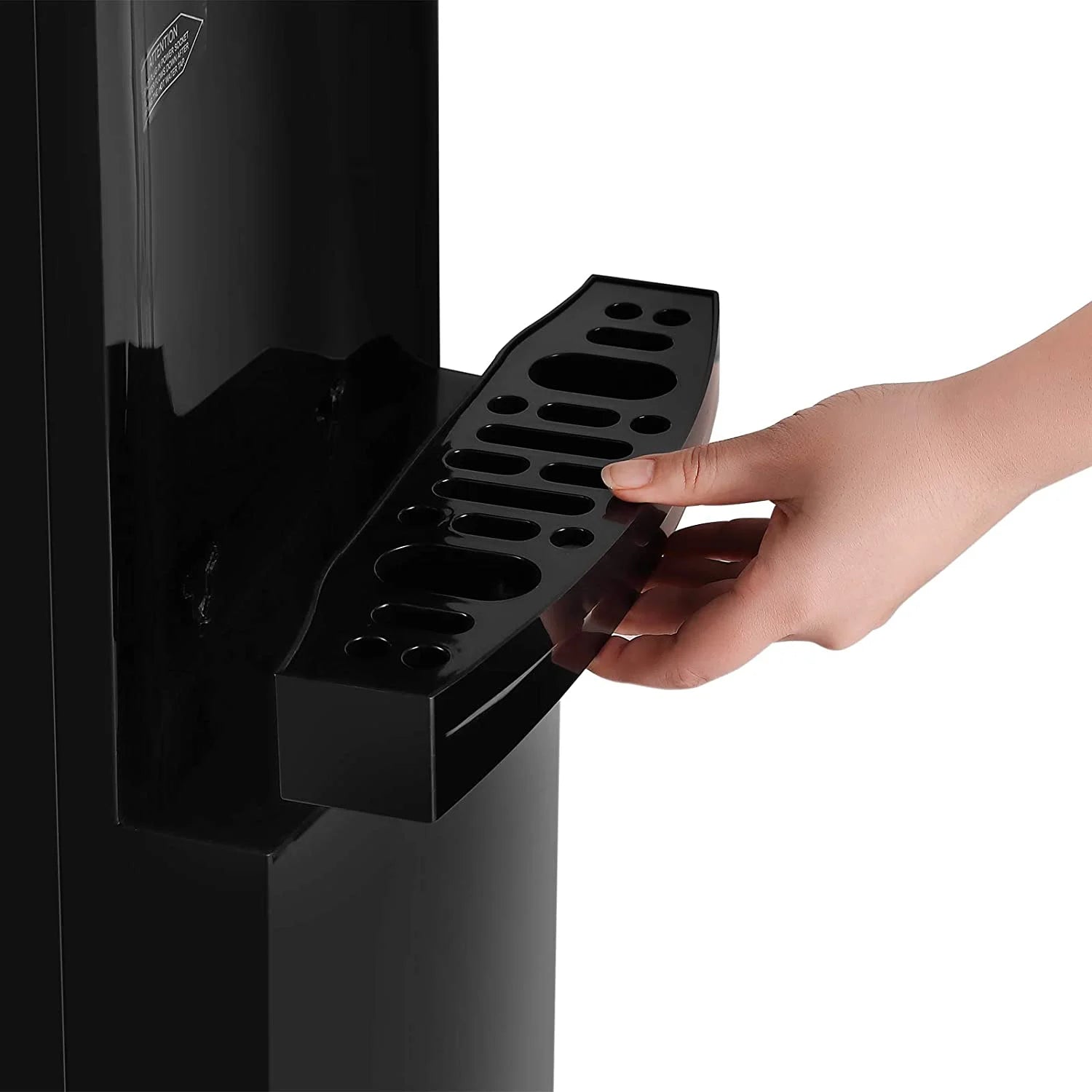 COSVALVE 5 Gallon Hot Cold Water Dispenser Cooler with Child Safety Lock, Black A528410
