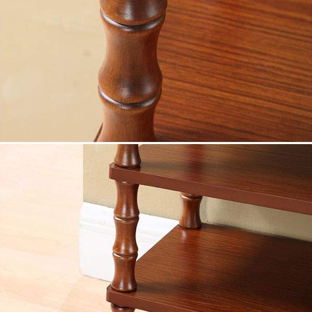 Solid Wood 3-Tier Shoe Rack Storage for Living Room Bedroom Hallway Q2580