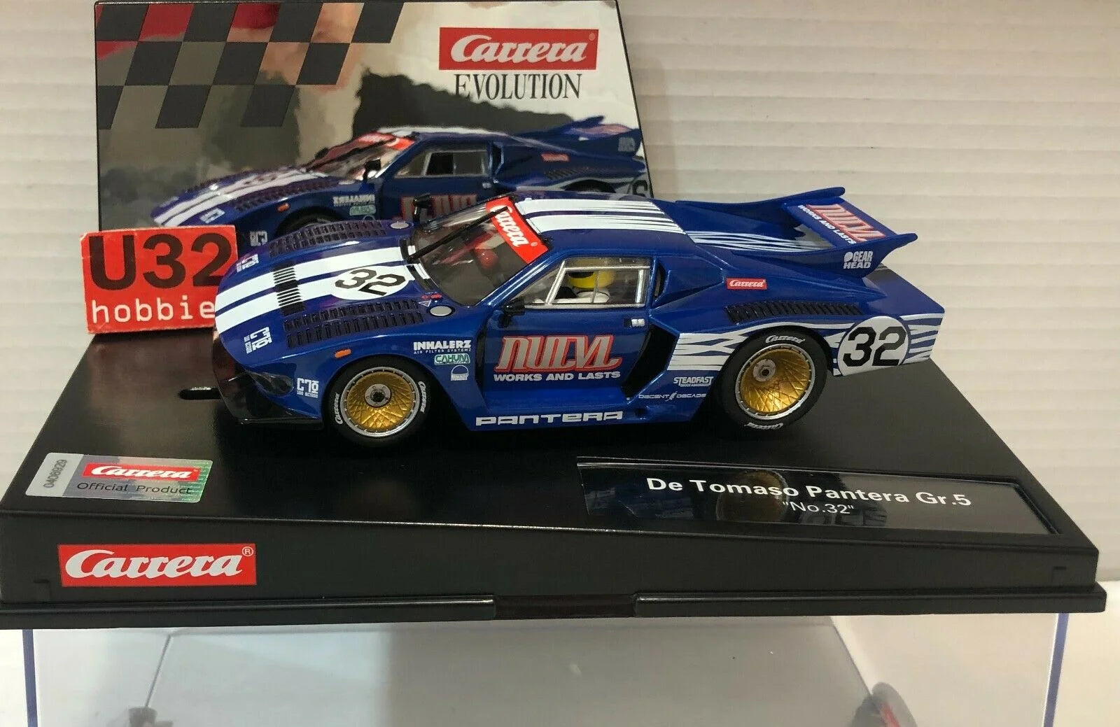 Carrera De Tomaso Pantera No.32 1:32 Slot Car Evolution A45937