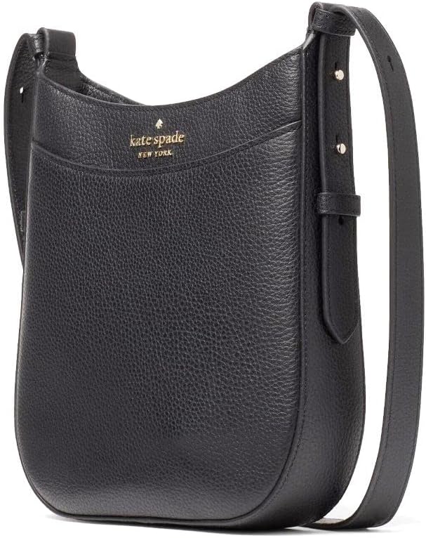Kate Spade New York Leila Pebbled Leather Crossbody Purse Black P943