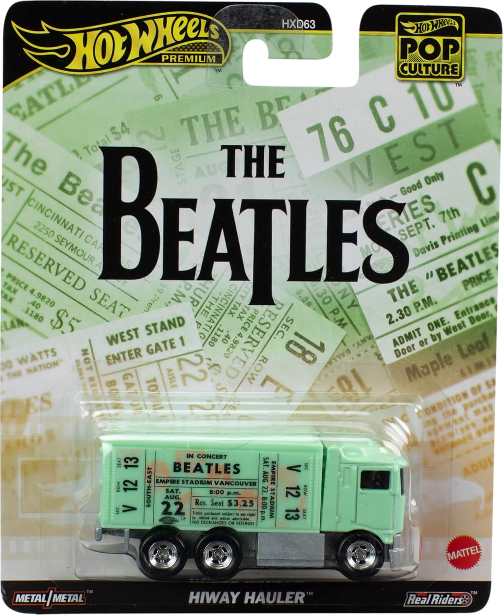 Hot Wheels Premium 1:64 Scale Die-Cast Toy Car, Truck or Van J2837