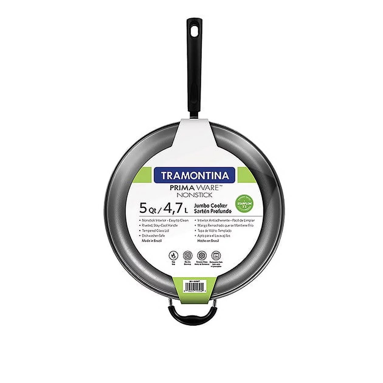 Tramontina Everyday 5 Quart Stainless Steel Tri-Ply Jumbo Cooker G88699