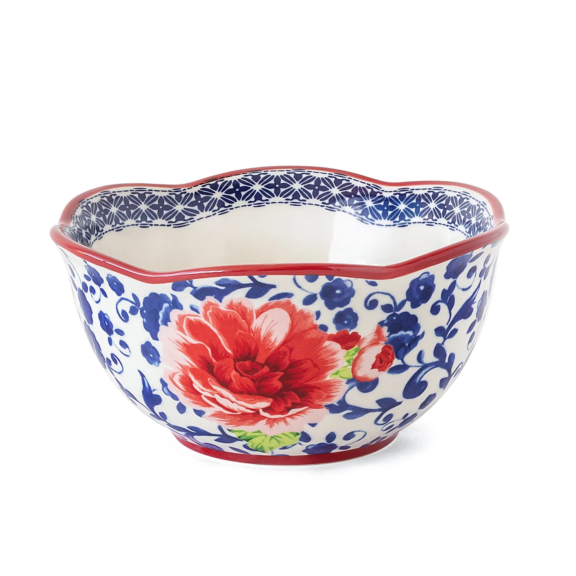 The Pioneer Woman Heritage Floral 12-Piece Stoneware Dinnerware Set G133
