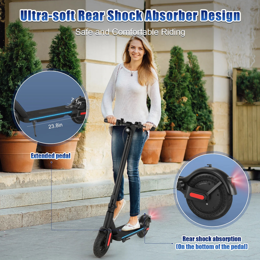 500W Foldable Electric Scooter for Adults, 10" Tires, 20 mph, 20 Mile Range I837964
