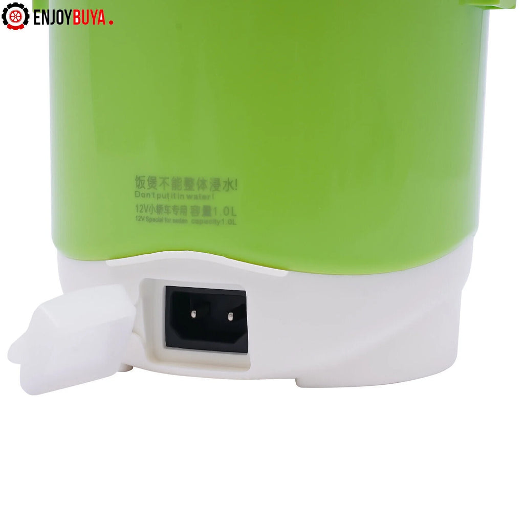 Mini Electric Rice Cooker 1L Portable for Travel with Measuring Cup and Spoon D85363
